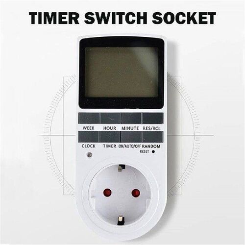 Digital Timer Switch Socket DE Plug LCD Display