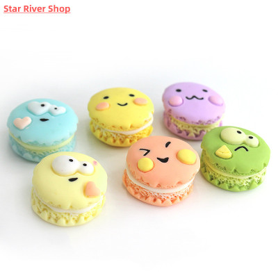 Set of Six fridge cookies magnet Macaron food model kitchen