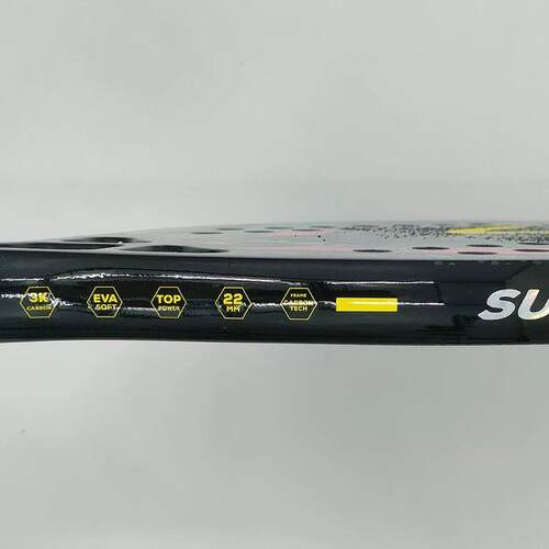 3K Beach Tennis Racket Full Carbon Fiber Rough Surfa