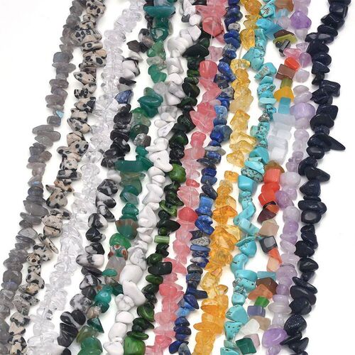 16 inch Natural Stone Beads Chips Beads 5-8mm Irregular Crys