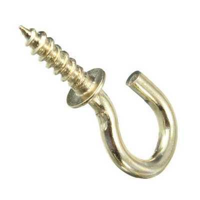 20pcs Heavy Duty Copper Plated Metal Screw In Ceiling Hooks