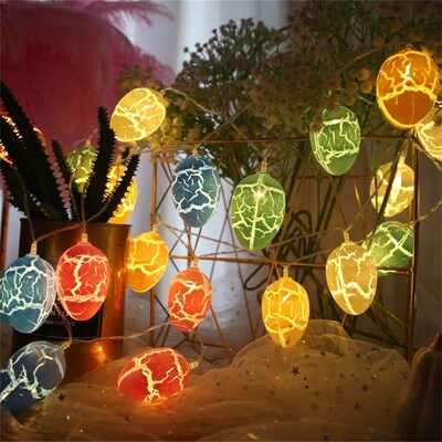 2024 Easter Eggs Light Decoration Batteries USB Multicolor C