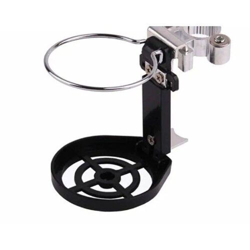 50g Black Aluminum Alloy Foldable Cup Holder Fishing Box