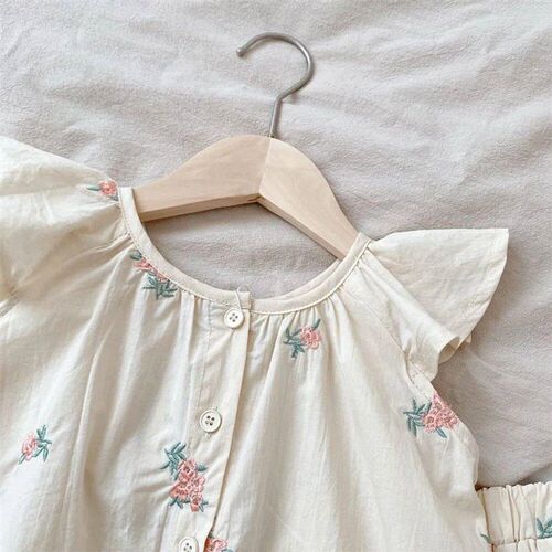 Melario Girls Summer Fashion Set Childrens Flower Print Fl