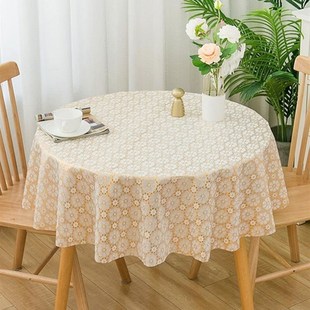 220cm 200cm round table cloth cover tablecloth waterproof