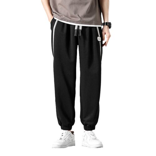 Mens Casual Pants Spring an Autumn New Loose Ankle-length P