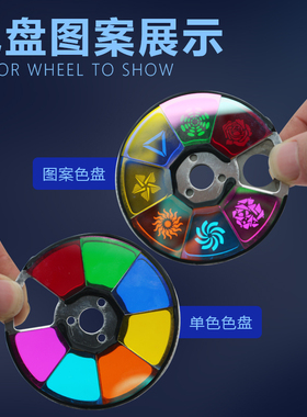 子星摇头图案灯酒吧ktv旋转闪光灯家用蹦迪声控激光灯舞台灯光