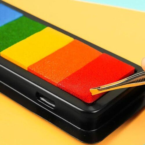 Kindergarten Creative Palm Finger Paint Ink Pad Diy Printing