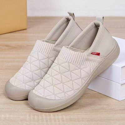 Womens Single-layer Shoes Non-slip Soft-soled 1 Slip-on Laz