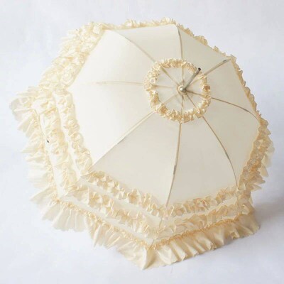 Cute Princess Lace Umbrella Long Handle Pagoda Parasol Gothi