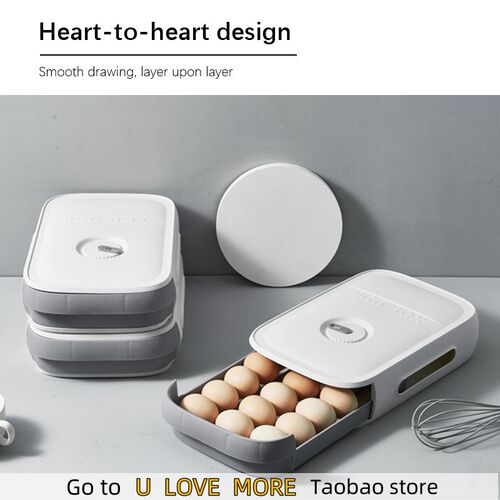 Drawer Type Egg Storage Box Refrigerator Storage Box Fresh K
