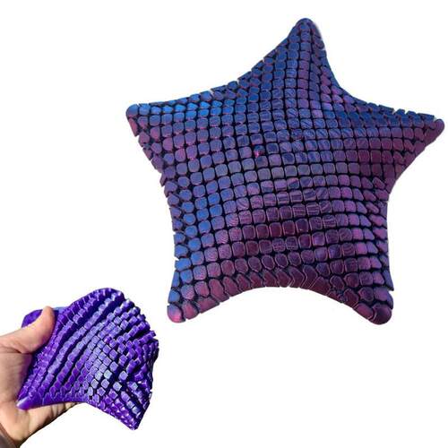 3D Printed flexibat Fidget Desk Starfish Toy Desk Decor toys