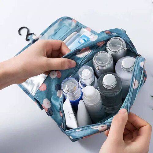 Cosmetic Bag Women Travel Pouch Waterproof Toiletries Beauty