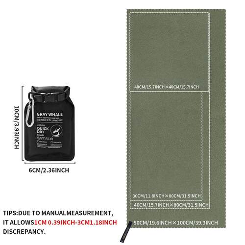 Quick Dry Towel-Super Absorbent Fast Drying Towel-Travel Tow