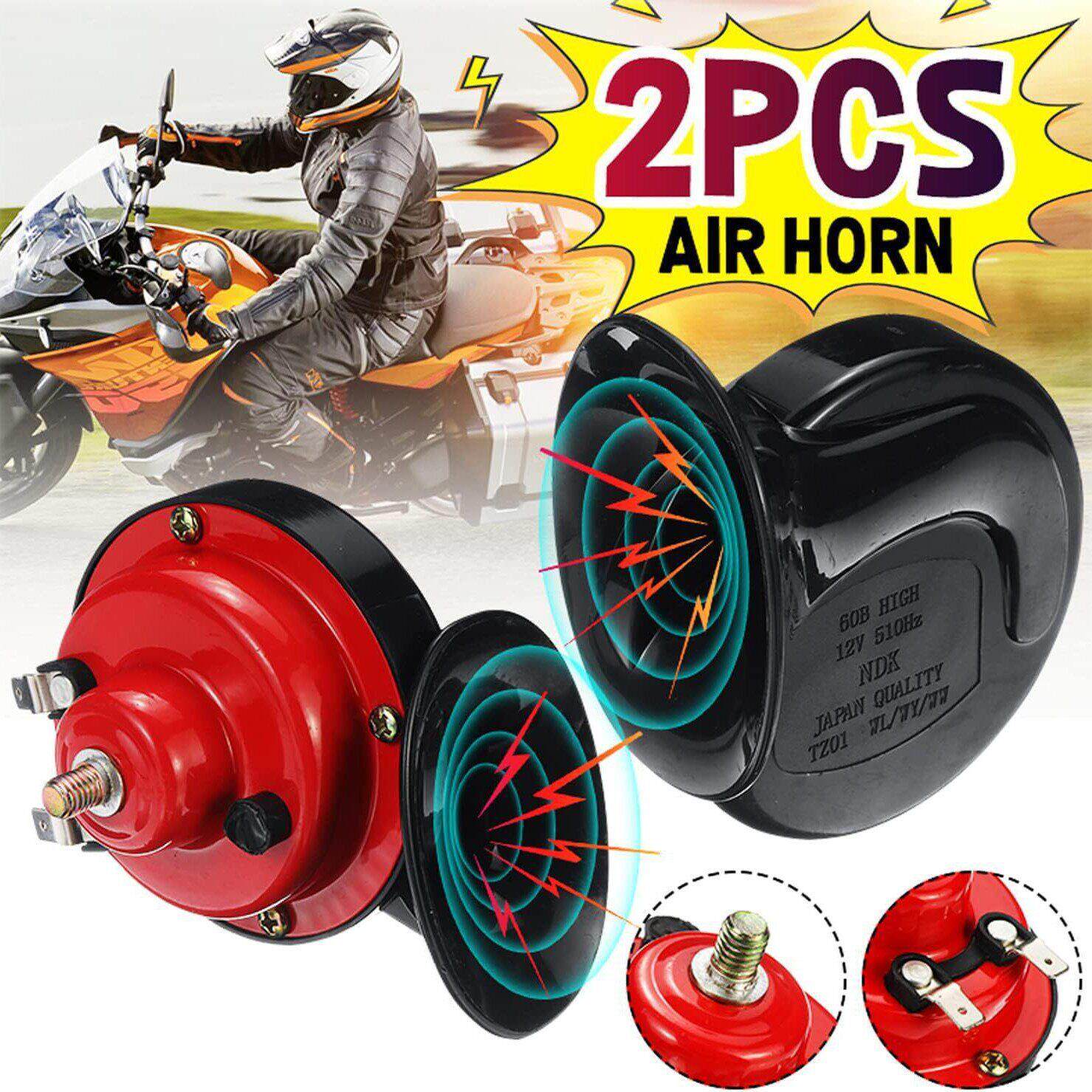 12V蜗牛喇叭音通用300DB鸣笛防水汽车电喇叭SNAIL HORN 改装摩