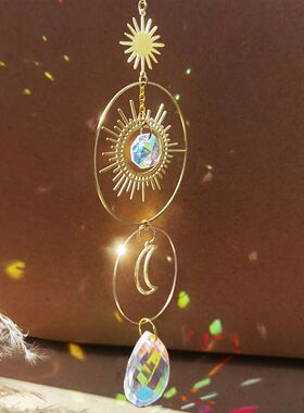 Crystal Wind Chimes Dream Catcher Stained Glass Sun Catcher