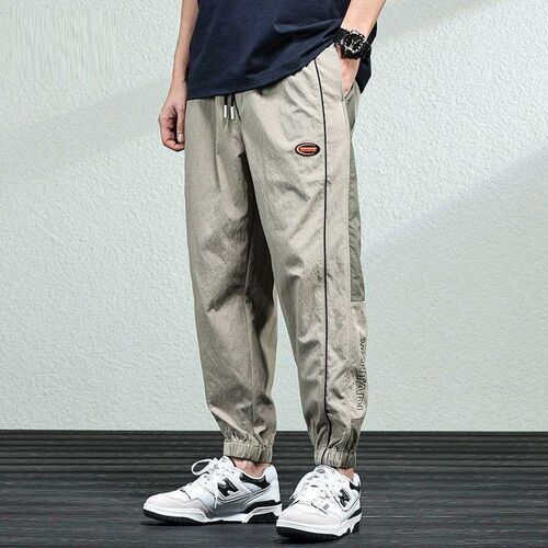 Ice Silk Pants Mens Summer Thin Quick-drying Casual Pants L