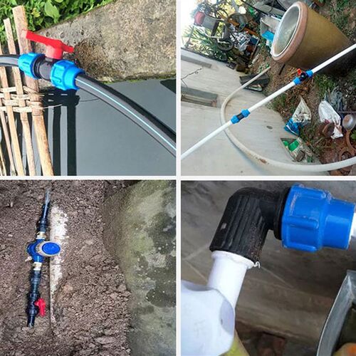 20/25/32/40/50mm PVC PE Tube Tap Water Splitter Plastic Quic