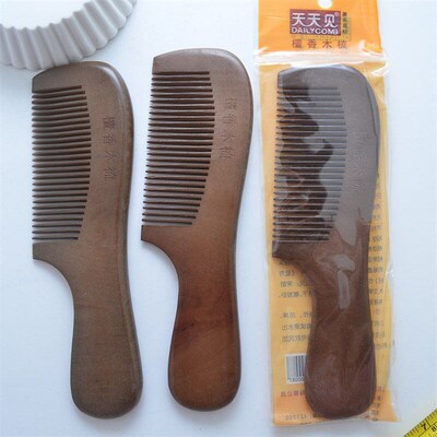 18 Handle Imitation Green Sandalwood Comb Recommended Daily