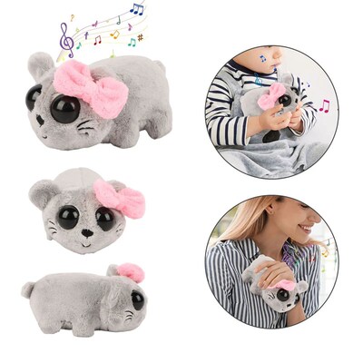 Music Sad Hamster Meme Plush Toy Fun Sounding Hamster Stuffe