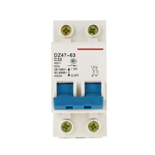 Circuit Breaker Household 400V 2P32A 8 X 6.5CM Home DZ47 Air