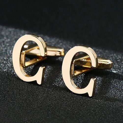 Letter Cufflinks Mens Cufflink Gifts Cuffs Collars Fist Shir