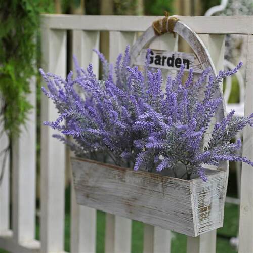 Artificial Flowers Cold Resistant Lavender Gypsophila 6 Styl