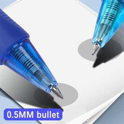 Creative Large Capacity Press Erasable Gel Pens Set 0.5mm Bl