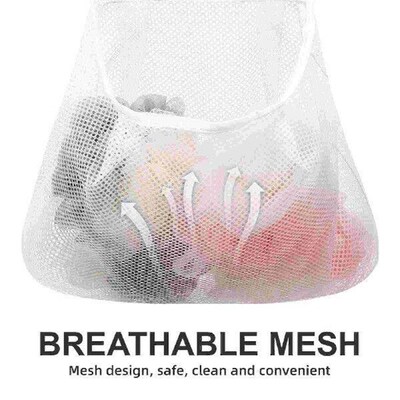 Toy Storage Bags Clothespin Versatile Hanging For Home Mesh