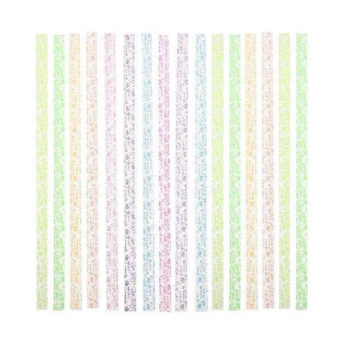 630pcs Lucky Star Paper Strips Folding Paper DIY Pentagram
