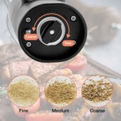 Pepper And LED Electric Lig With Mill Grinder Automatic Salt