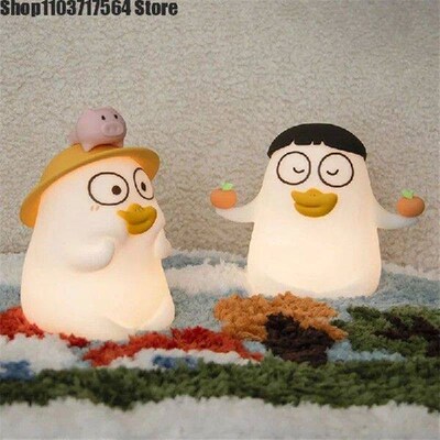 Pat duck silicone nightlight bedroom sleep bed cute