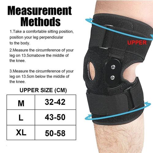1PC Adjustle Hinged Knee Brace Knee Support Wrap for Menis