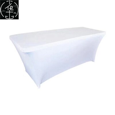 High Stretch Wedding Hotel Birthday Table Cover Buffet Cloth