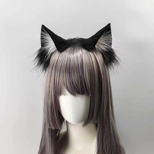 New Cute Cat Ears Headband For Women Girls Plush Animal Hair
