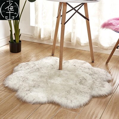 Antiskid Soft Faux Fur Wool Carpet Indoor Sheepskin Rug