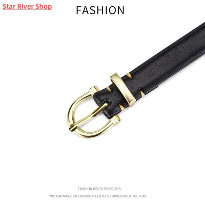 Luxury Designer Women Belt Genuine Leather Female Fashion Me