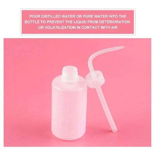 250/500/1000ml Capacity Tattoo Wash Clear White Plastic