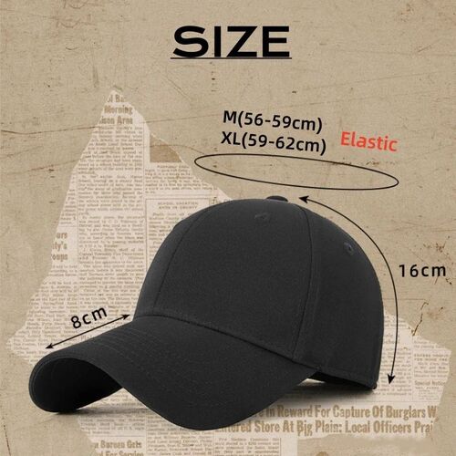 L XL Size Stretch Flex Full Closed Fit Fitted Cap Hat New Yo