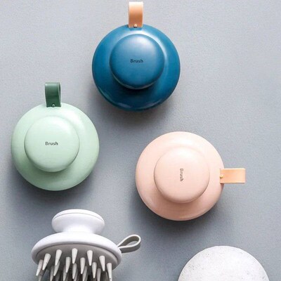 Silicone Shampoo Head Scalp Massage Brush Silicone Body Brus