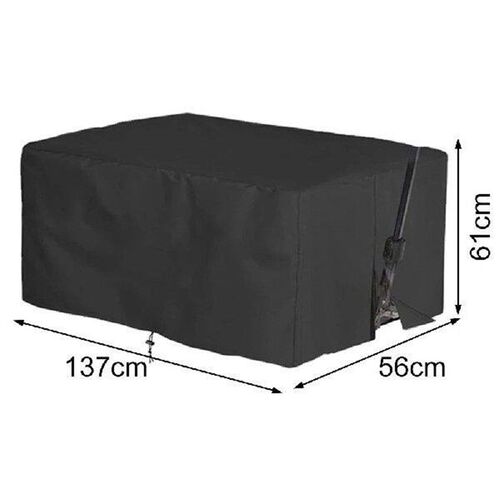 Garden Trolley Cover Waterproof Outdoor Foldable Cover