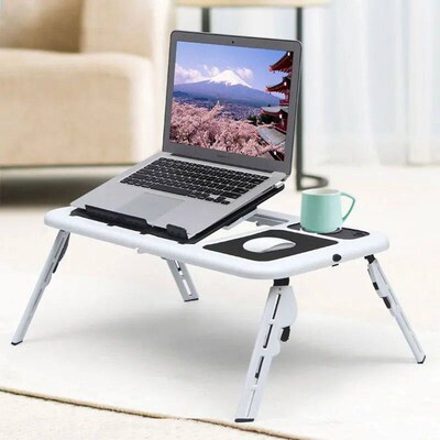 Multifunctional Bed Laptop Table Standing Folding Portable P