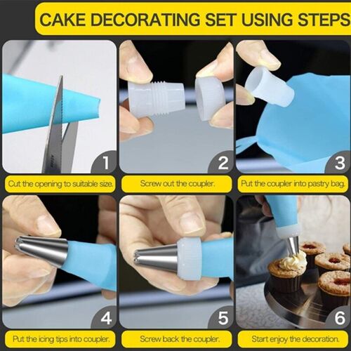 Cake Decorating Kit with Cake Turntable Cake Frosting Tools