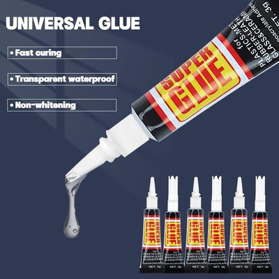 Epoxy Resin Super Glue Liquids Tube 502 Quick Glue Repair Pl