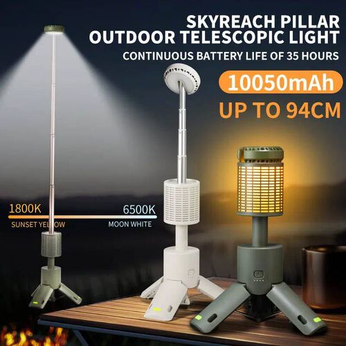Folding Camping Light Portable Telescopic Lanterns Built-in