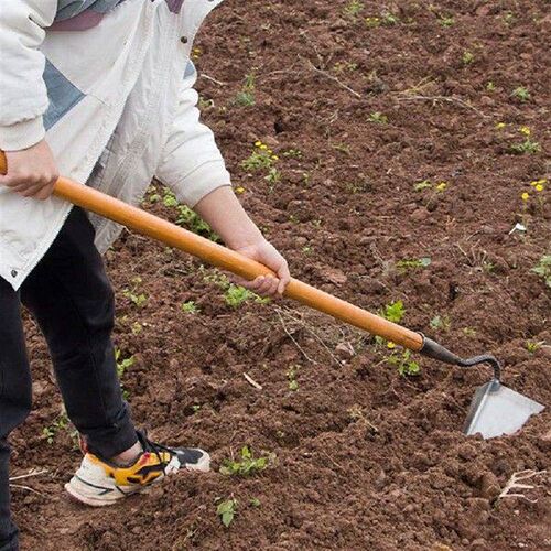 Small Tip Hoe Triangle Agricultural Land Turning Loose Soil