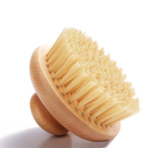 Body Brush Natural Boar Bristle Organic Dry Skin Massage Bod