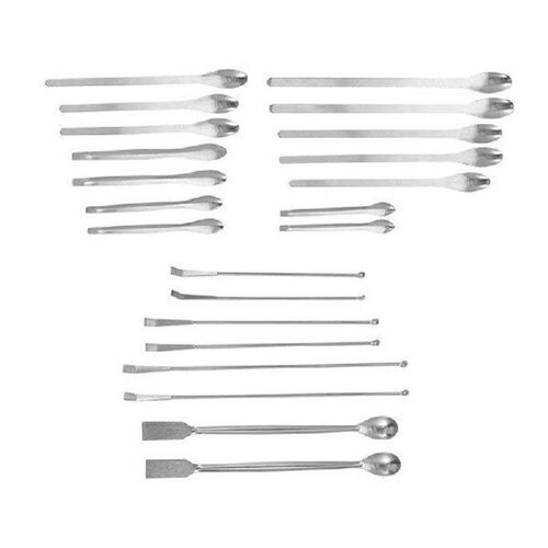 22Pcs Laboratory Spatula Sampling Scoop Experiment Useful