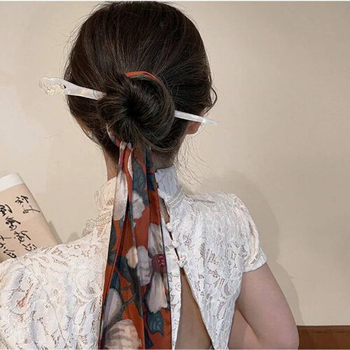 Vintage Chinese Style Hair s Acetate Chopstick Plate Hair Fo