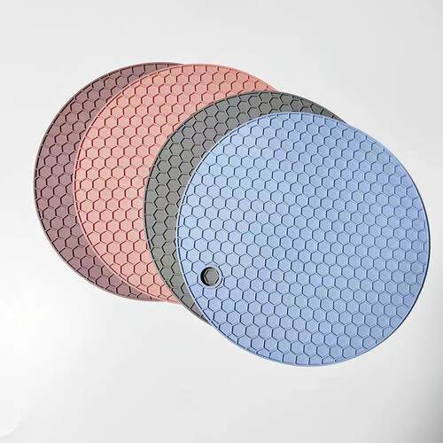 Coaster silicone heat-insulating pad, household placemat, bo